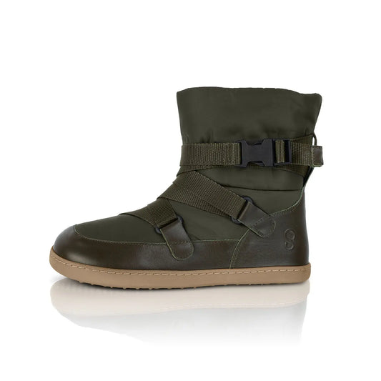 Shapen - Frosty 2.0 Olive - Botas de invierno barefoot - Cacles Barefoot