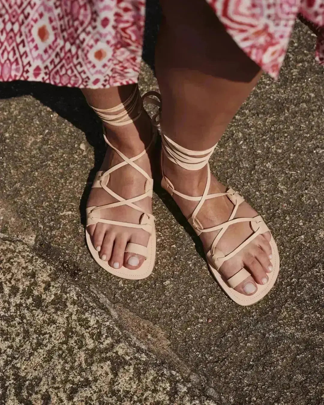 Shapen - Gaia Natural - Sandalias barefoot de tiras