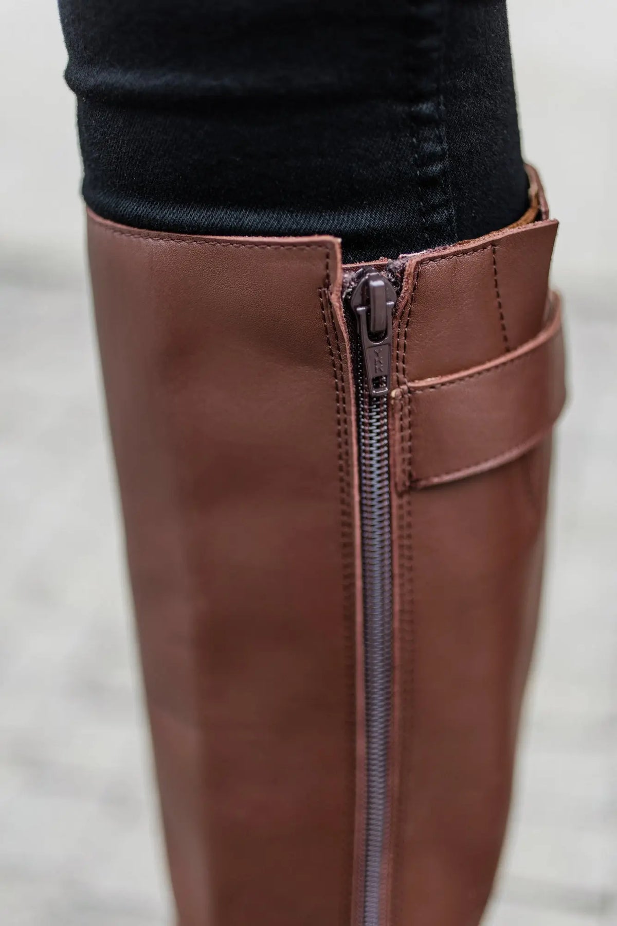 Shapen - Glam Knee Brown Leather - Bottes hautes barefoot