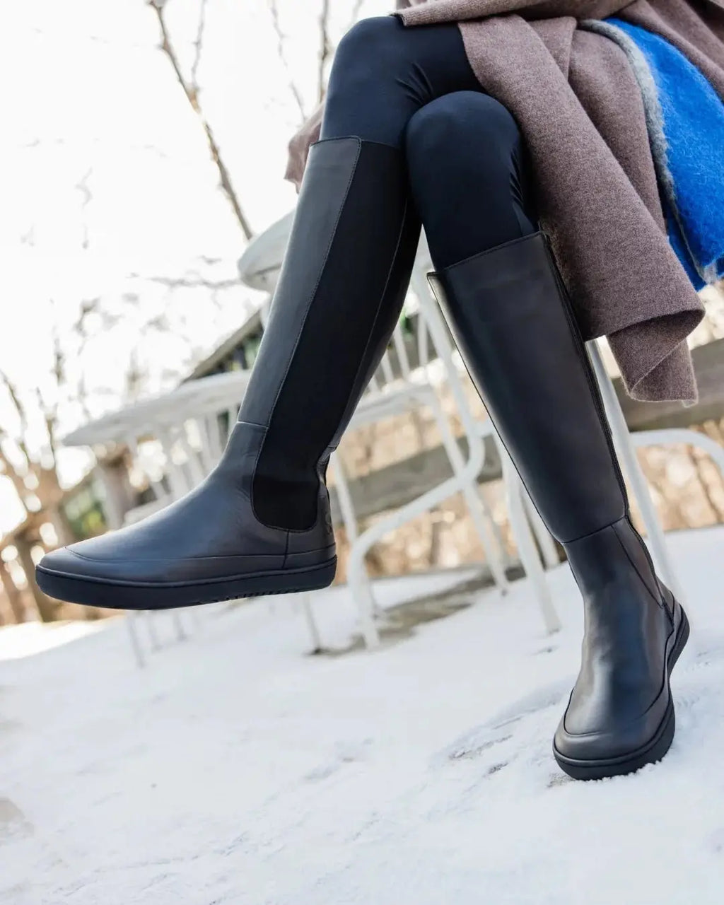 Shapen - Harper Black - Botas altas barefoot