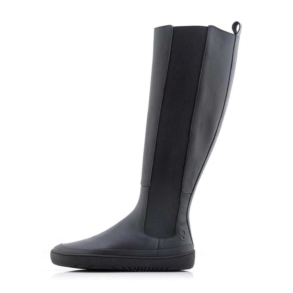 Shapen - Harper Black - Botas altas barefoot