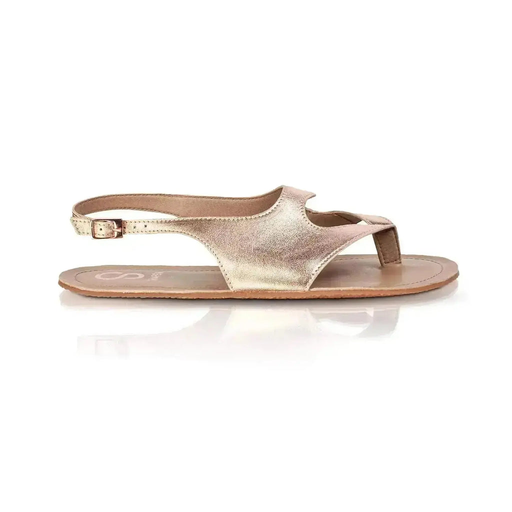 Shapen - Mai 2.0 Rose Gold - Sandalias barefoot oro rosa para mujer