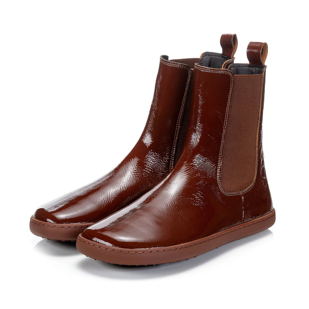 Shapen - Majesty Red Brown - Botas chelsea barefoot