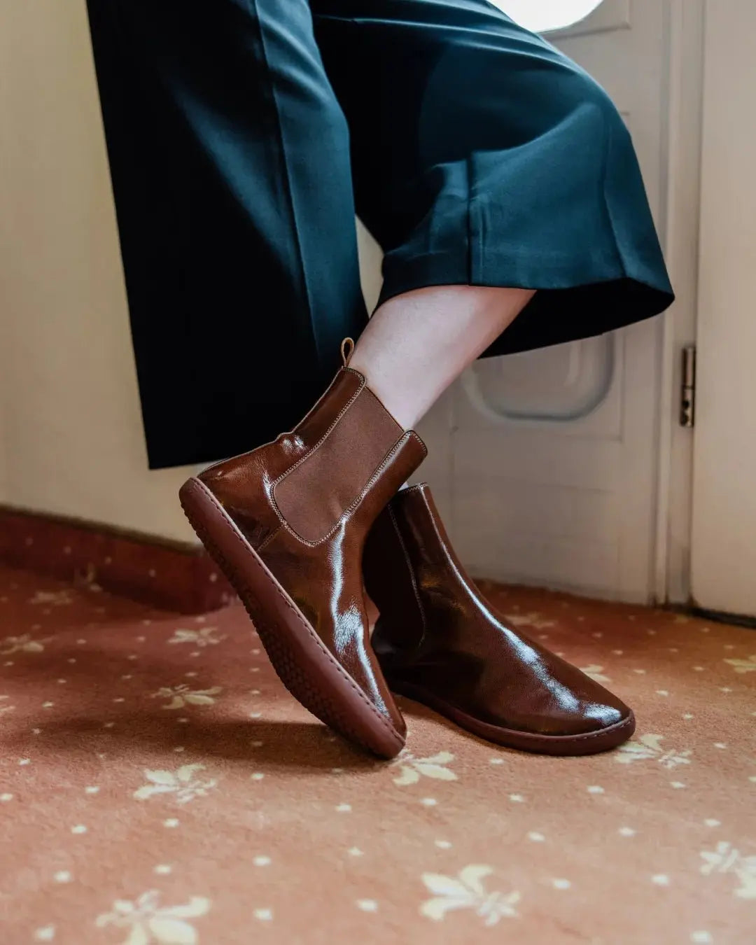 Shapen - Majesty Red Brown - Botas chelsea barefoot