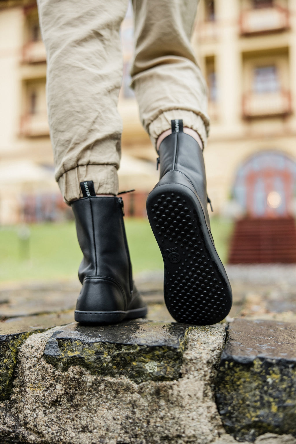 Shapen - Maverick Matt Black - Botas de combate barefoot