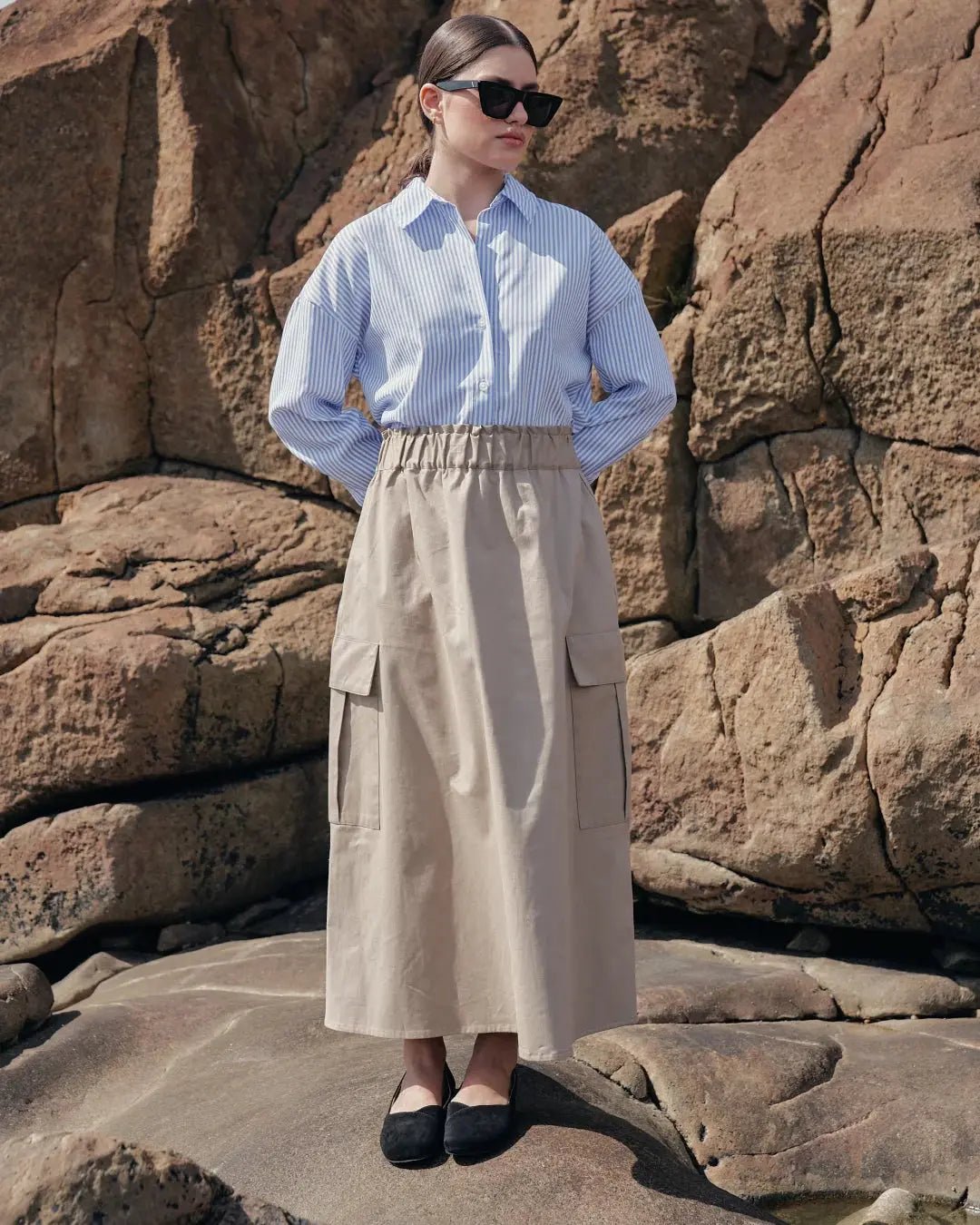 Shapen - Peony 2.0 Black Suede - Bailarinas barefoot