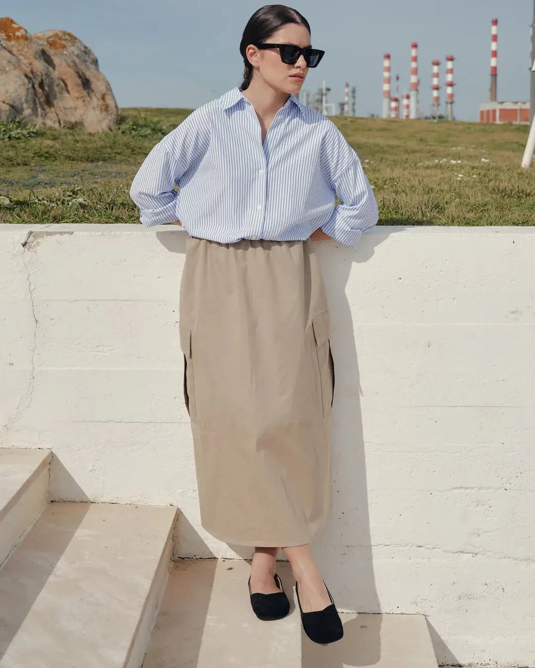 Shapen - Peony 2.0 Black Suede - Bailarinas barefoot