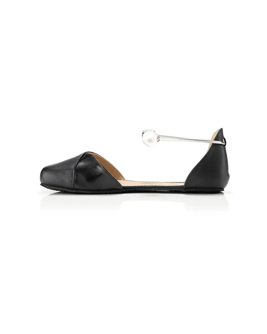 Shapen – Poppy Black - Bailarinas abiertas barefoot