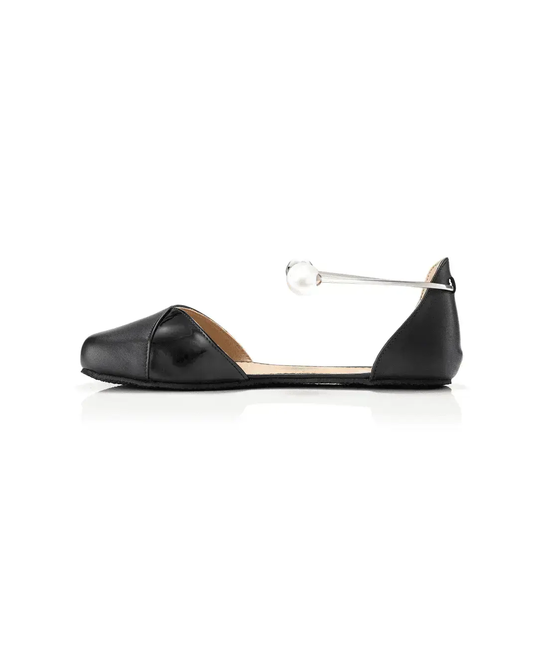 Shapen – Poppy Black - Bailarinas abiertas barefoot
