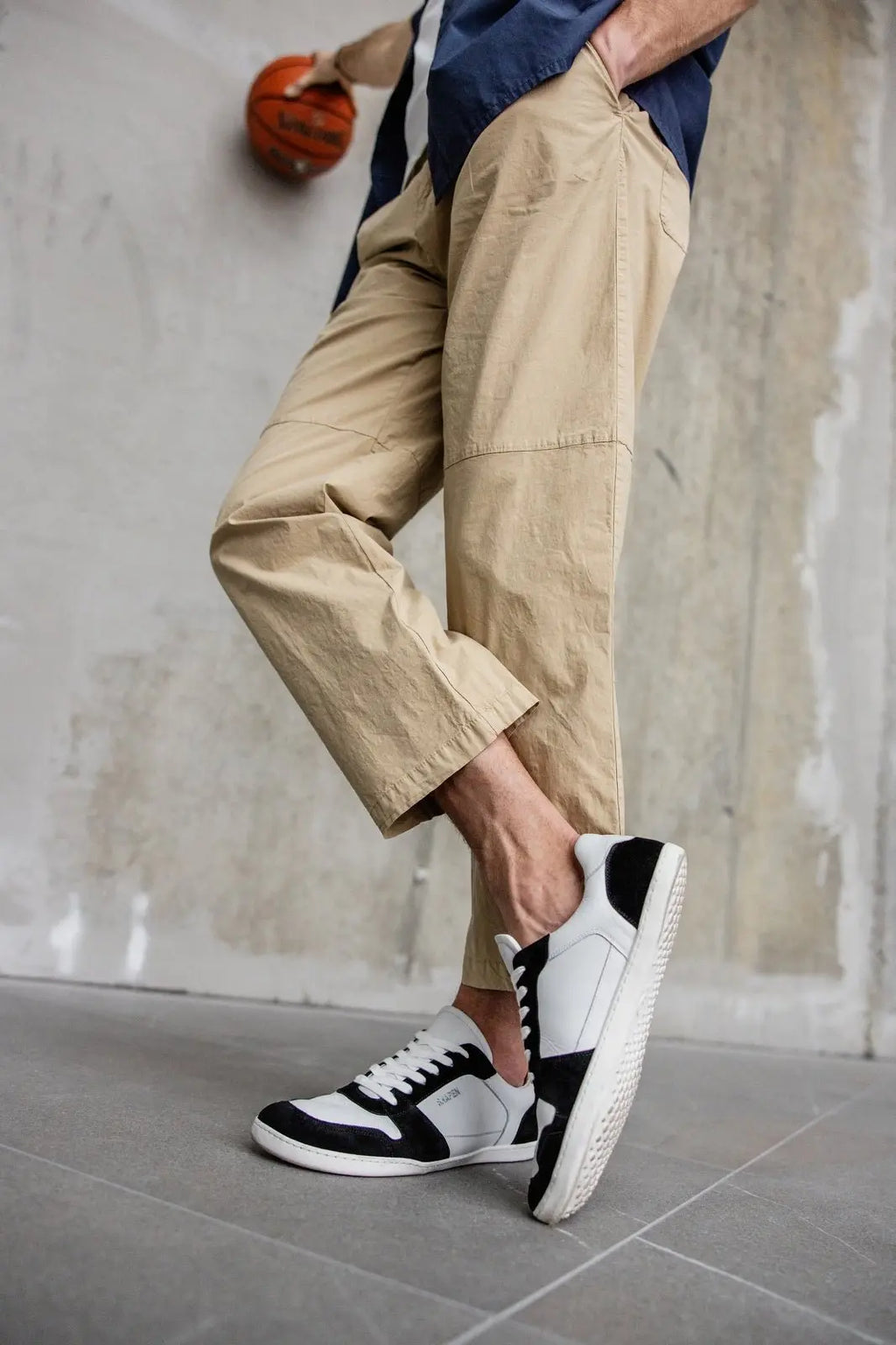Shapen - Re:Wind Black & White - Sneakers barefoot