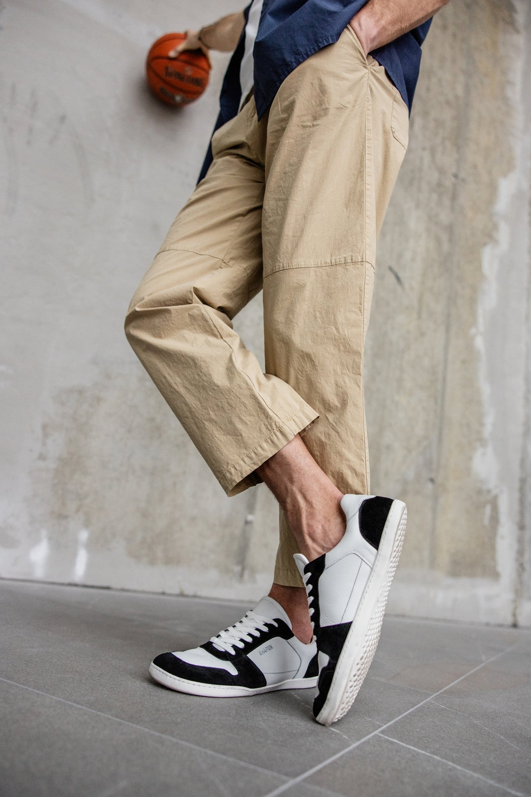 Shapen - Re:Wind Black & White - Sneakers barefoot