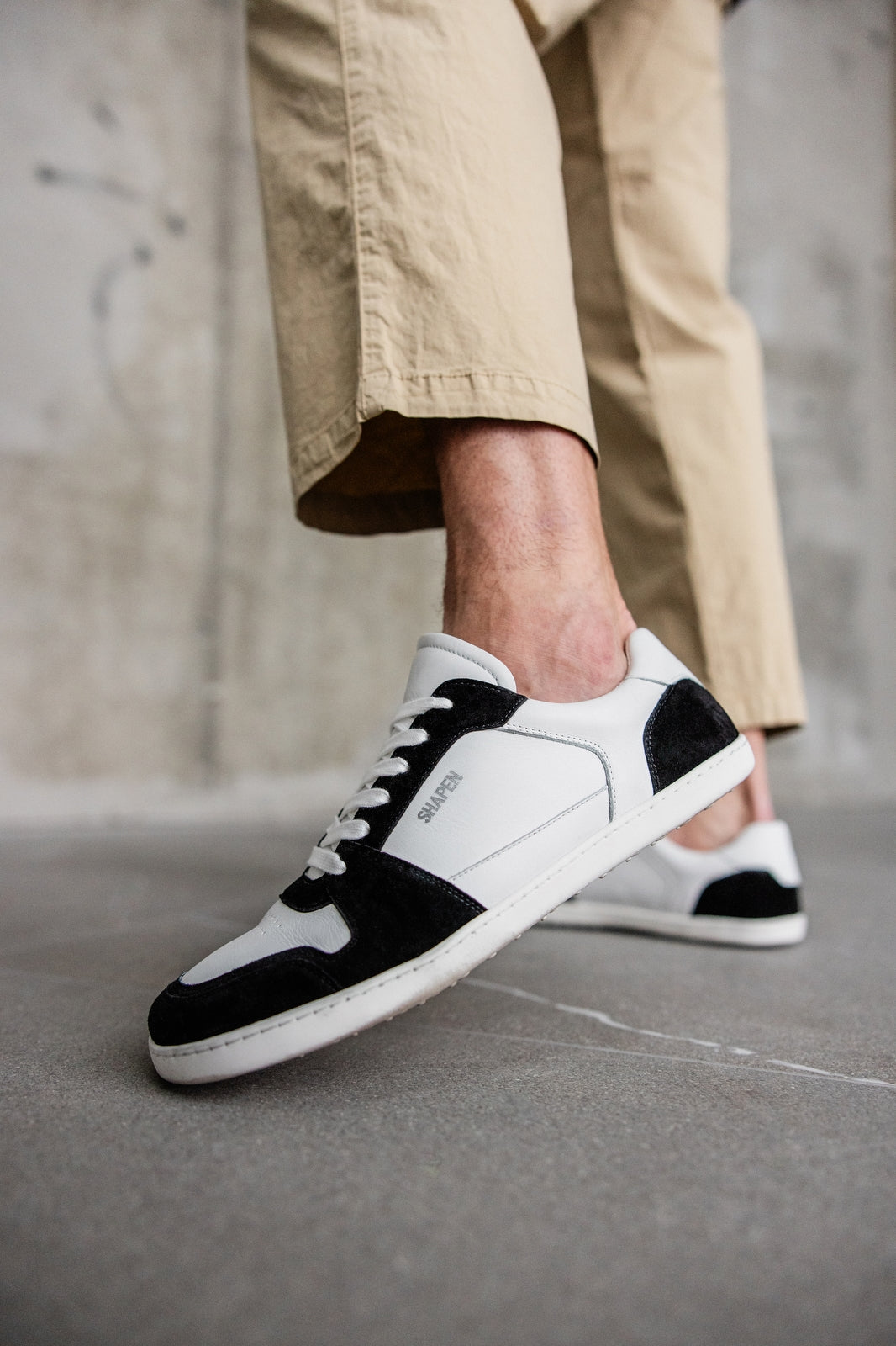 Shapen - Re:Wind Black & White - Sneakers barefoot