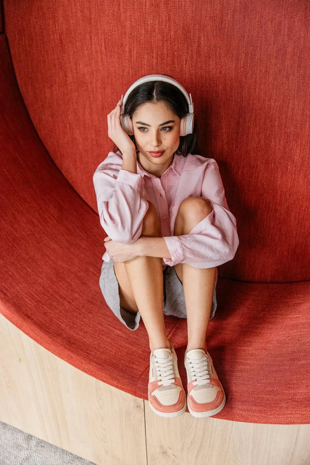 Shapen - Re:Wind Peach - Sneakers barefoot