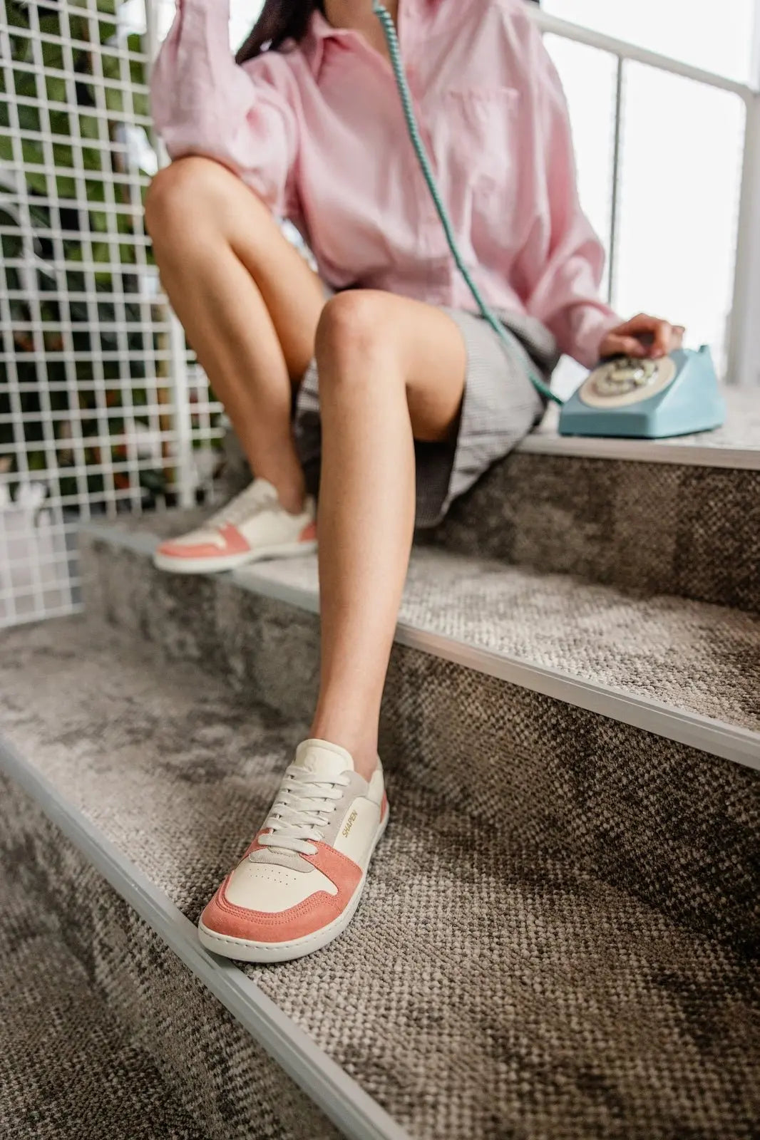 Shapen - Re:Wind Peach - Sneakers barefoot