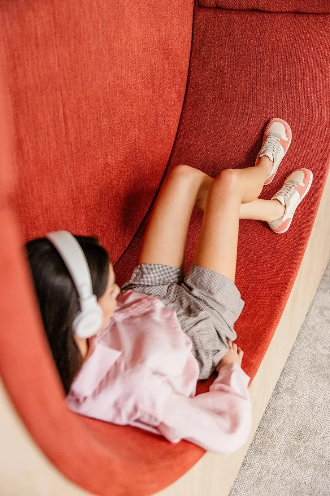 Shapen - Re:Wind Peach - Sneakers barefoot