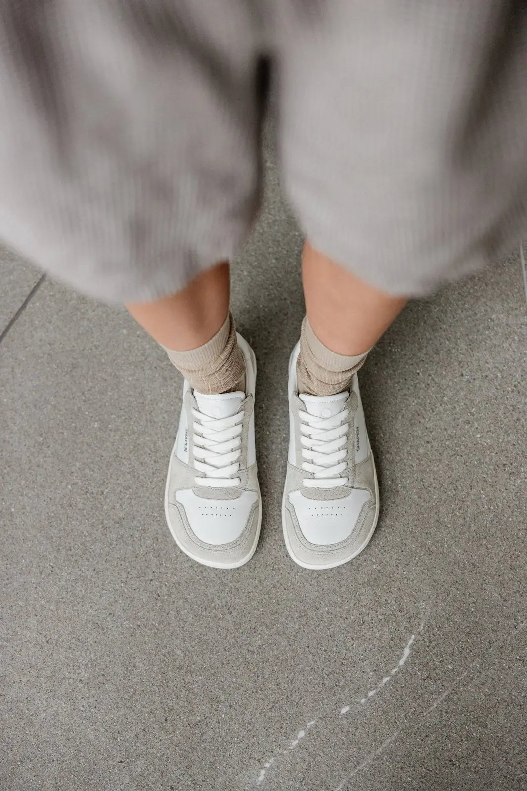 Shapen - Re:Wind White - Sneakers barefoot