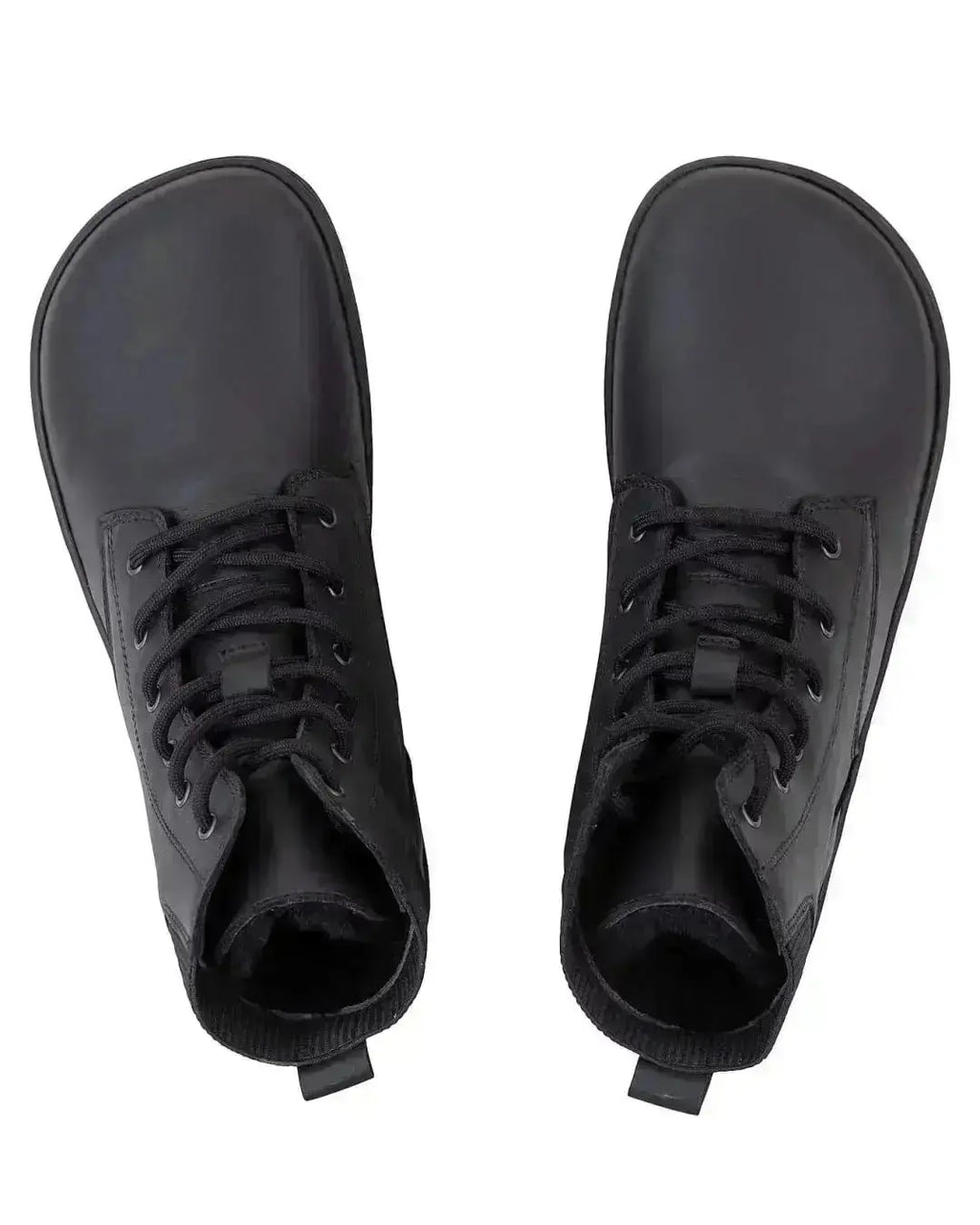 Shapen - Urbaneer 2.0 Black Smooth Leather - Botines barefoot elegantes de invierno
