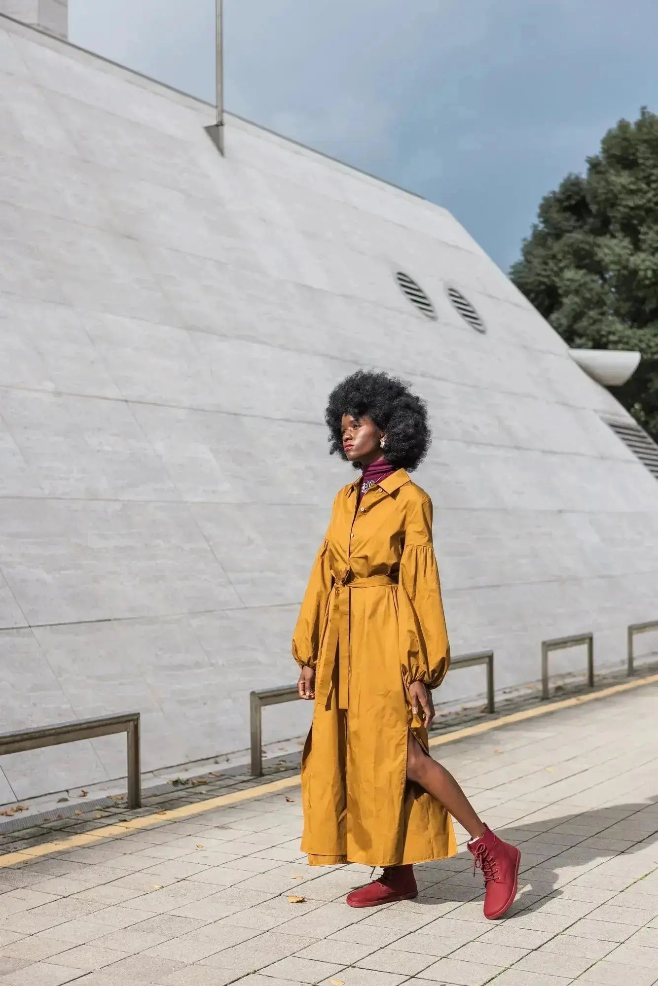 Shapen - Urbaneer 2.0 Burgundy - Botines barefoot elegantes de invierno