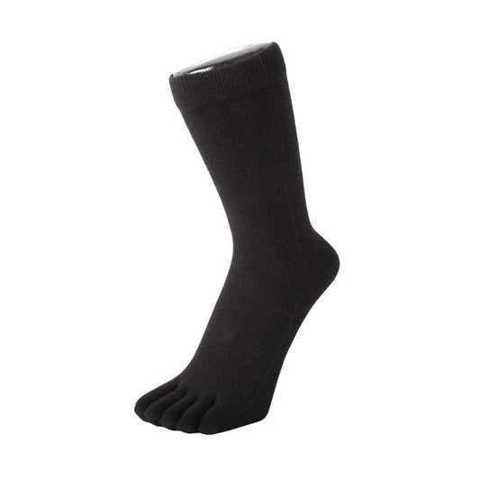 TOETOE - Calcetines de dedos de media caña - Tallas 35-46 - Black-TOETOE-Cacles Barefoot-Tienda de calzado barefoot respetuoso minimalista
