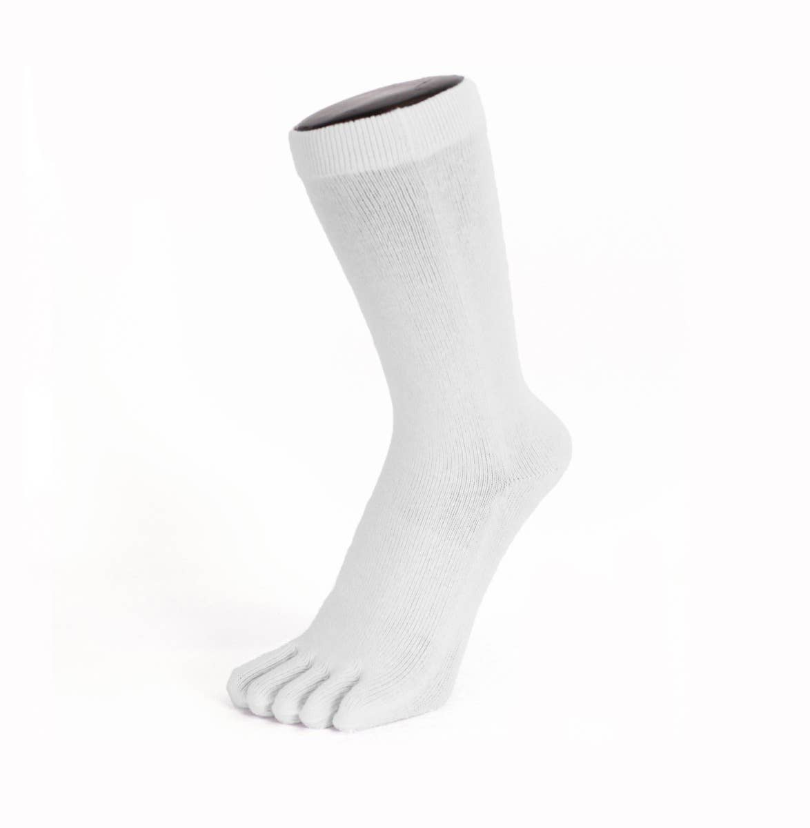 TOETOE - Calcetines de dedos de media caña - Tallas 35-46 - White-TOETOE-Cacles Barefoot-Tienda de calzado barefoot respetuoso minimalista
