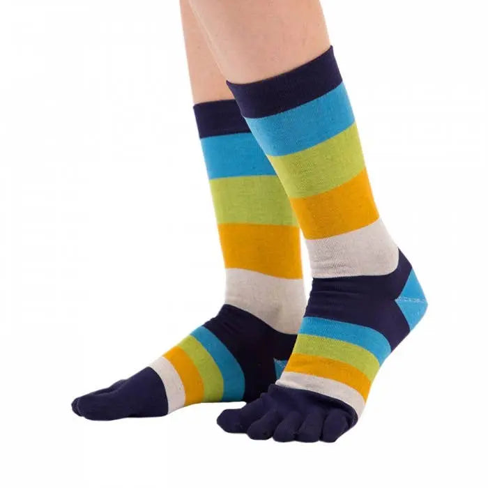 TOETOE - Calcetines de dedos para hombre - MNF Turquoise - Tallas 41 a 49 [BF]