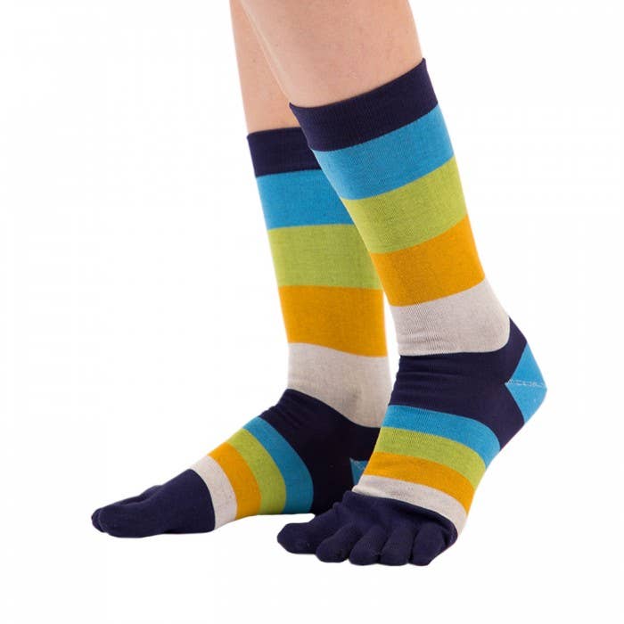 TOETOE - Calcetines de dedos para hombre - MNF Turquoise - Tallas 41 a 49-TOETOE-Cacles Barefoot-Tienda de calzado barefoot respetuoso minimalista