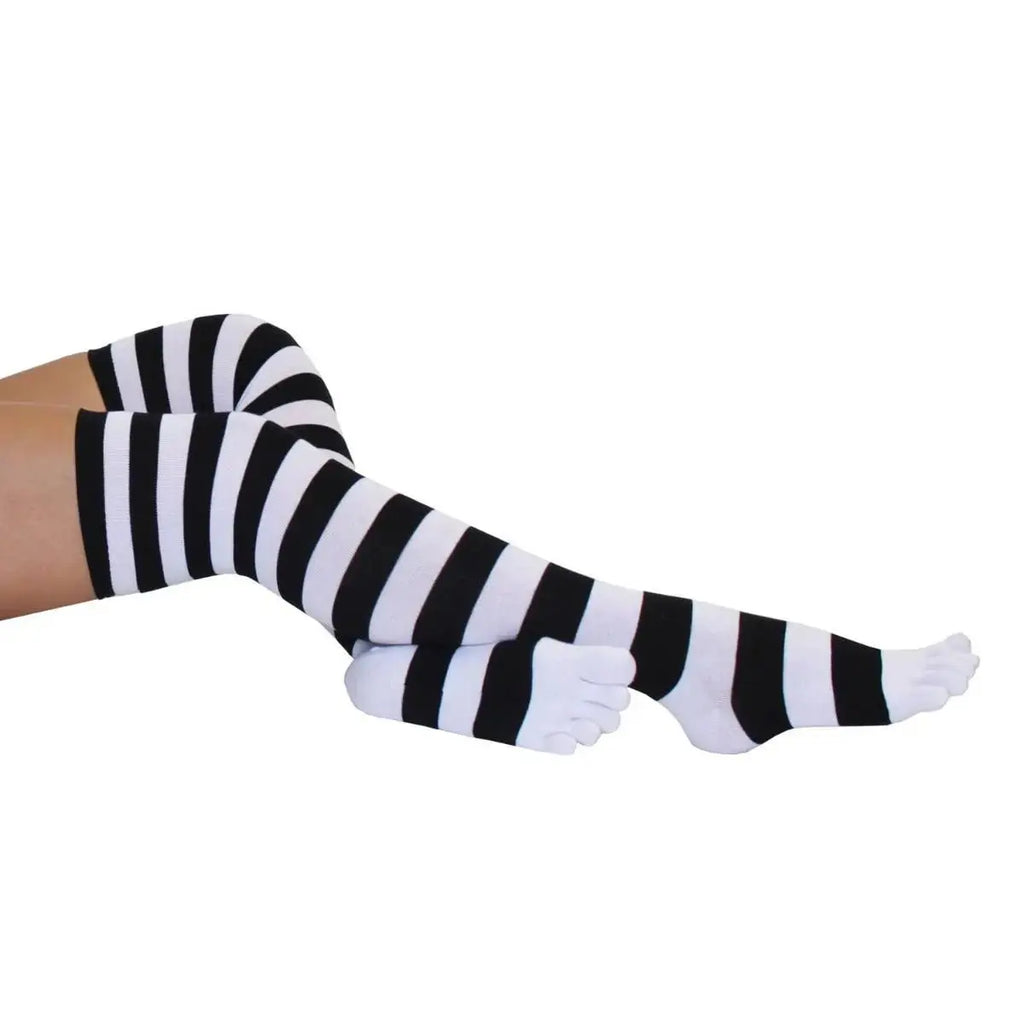 TOETOE Essential Ray - Calcetines de dedos encima de la rodilla - Unitalla (tallas 35-46)