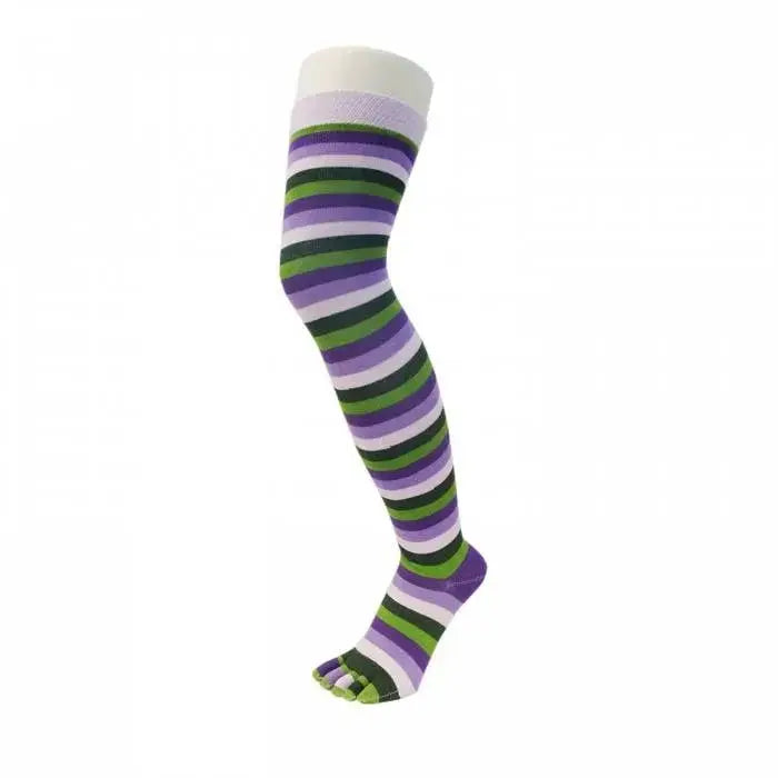 TOETOE Essential Ray - Calcetines de dedos encima de la rodilla - Unitalla (tallas 35-46)