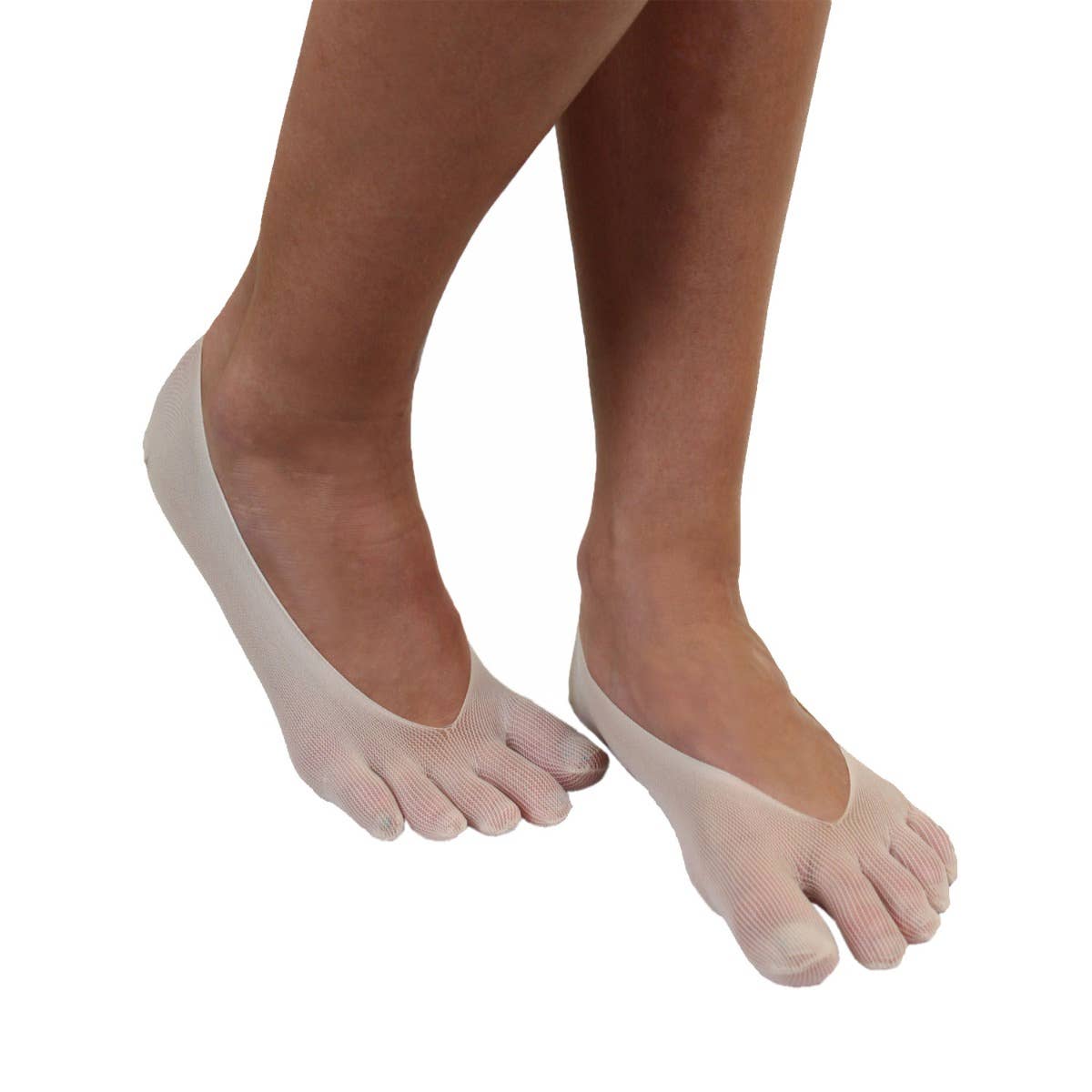 TOETOE - Pinkies de Dedos de Nylon Beige - Unitalla - EU 35-42-TOETOE-Cacles Barefoot-Tienda de calzado barefoot respetuoso minimalista