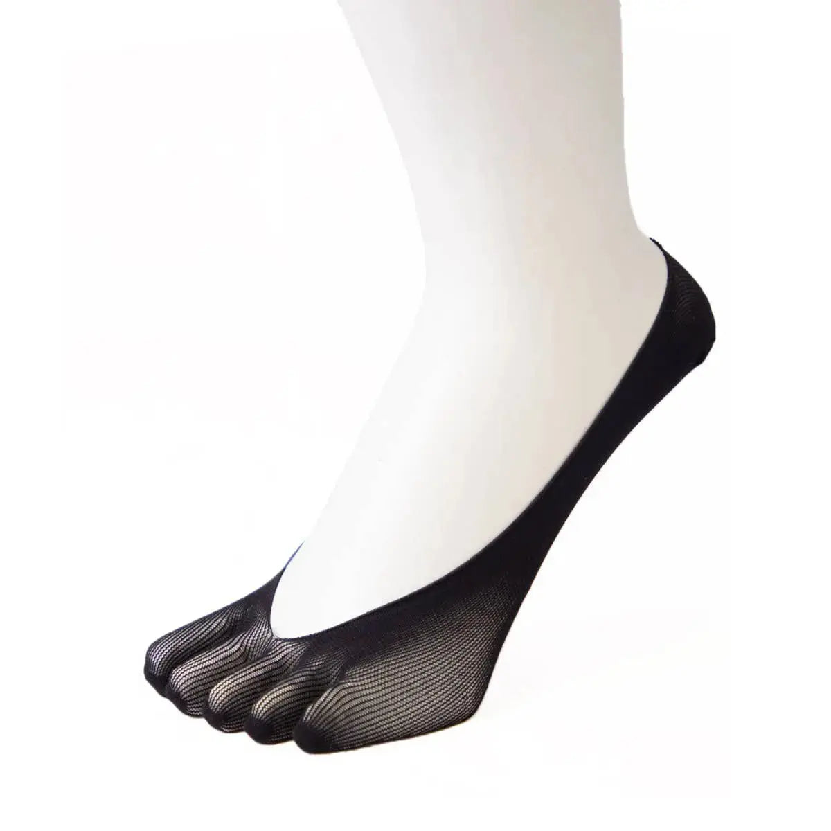 TOETOE - Pinkies de Dedos de Nylon Black - Unitalla - EU 35-42