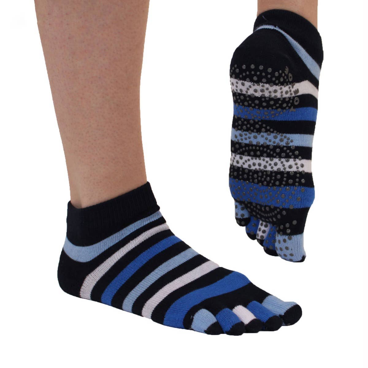 TOETOE - calcetines cortos de dedos - Yoga & Pilates Tallas 35-38 / Purple-TOETOE-Cacles Barefoot-Tienda de calzado barefoot respetuoso minimalista
