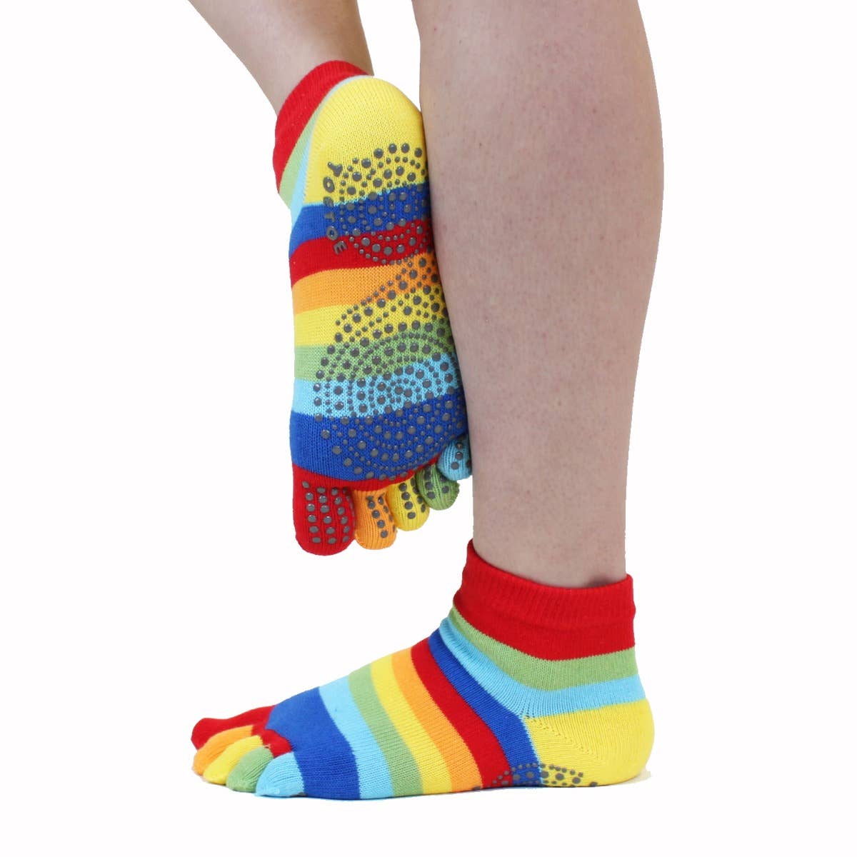 TOETOE - calcetines cortos de dedos - Yoga & Pilates Tallas 35-38 / Purple-TOETOE-Cacles Barefoot-Tienda de calzado barefoot respetuoso minimalista