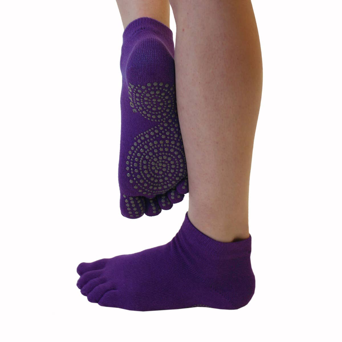 TOETOE - calcetines cortos de dedos - Yoga & Pilates Tallas 35-38 / Purple-TOETOE-Cacles Barefoot-Tienda de calzado barefoot respetuoso minimalista