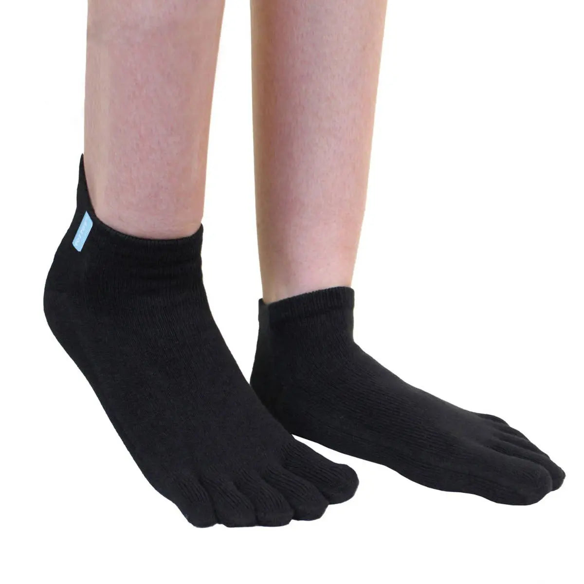 TOETOE - calcetines cortos de dedos - tallas 35-46 / Black [BF]