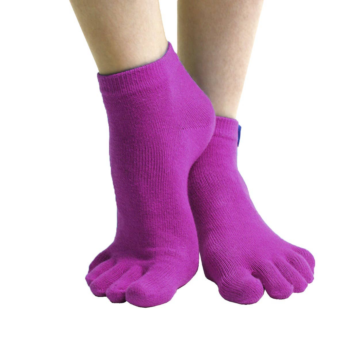 TOETOE - calcetines cortos de dedos - tallas 35-46 / Fuchsia-TOETOE-Cacles Barefoot-Tienda de calzado barefoot respetuoso minimalista