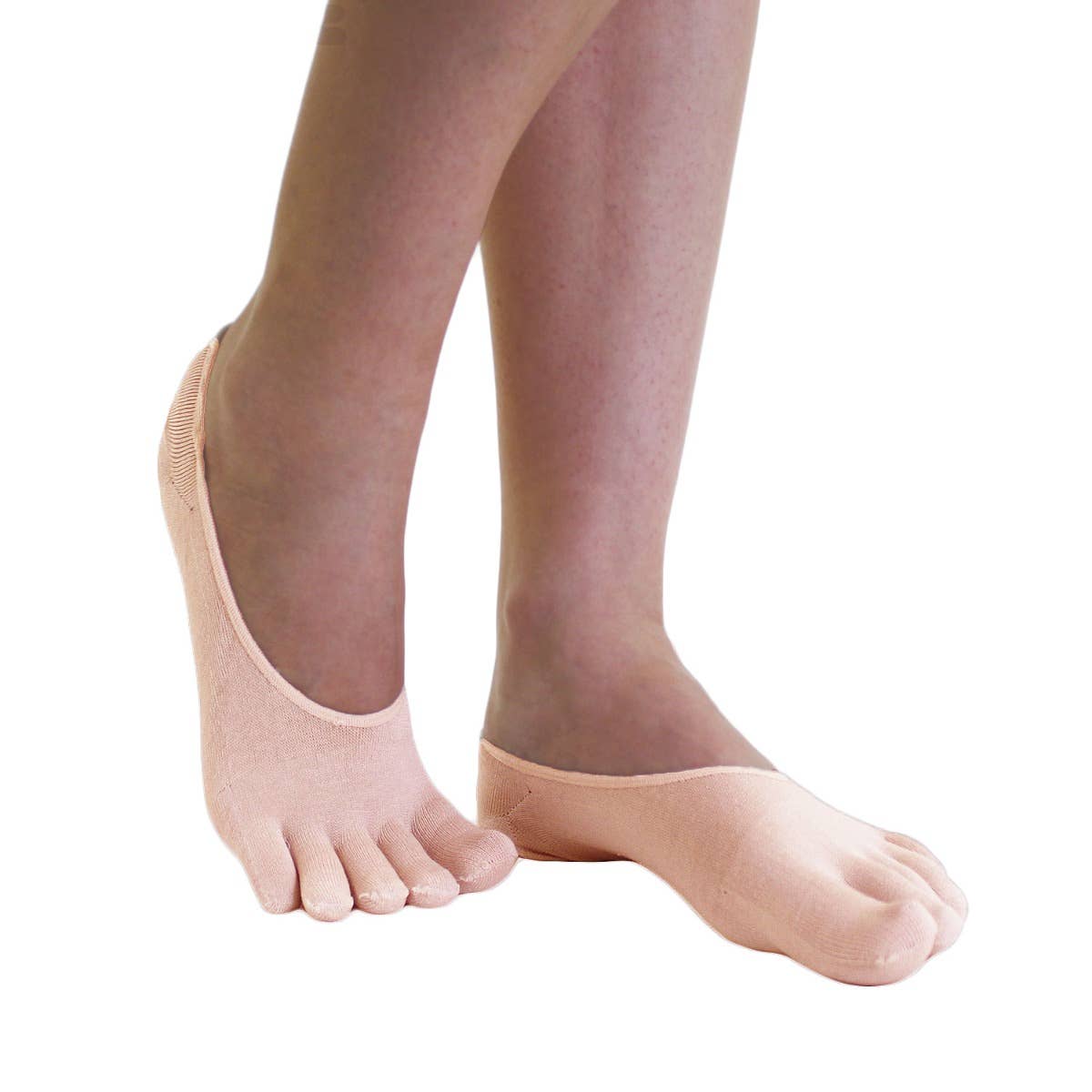 TOETOE - pinkies barefoot de seda - beige-TOETOE-Cacles Barefoot-Tienda de calzado barefoot respetuoso minimalista