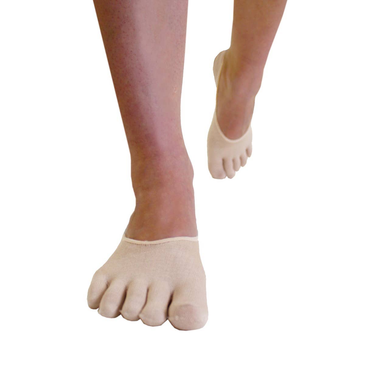 TOETOE - pinkies barefoot de seda - beige-TOETOE-Cacles Barefoot-Tienda de calzado barefoot respetuoso minimalista