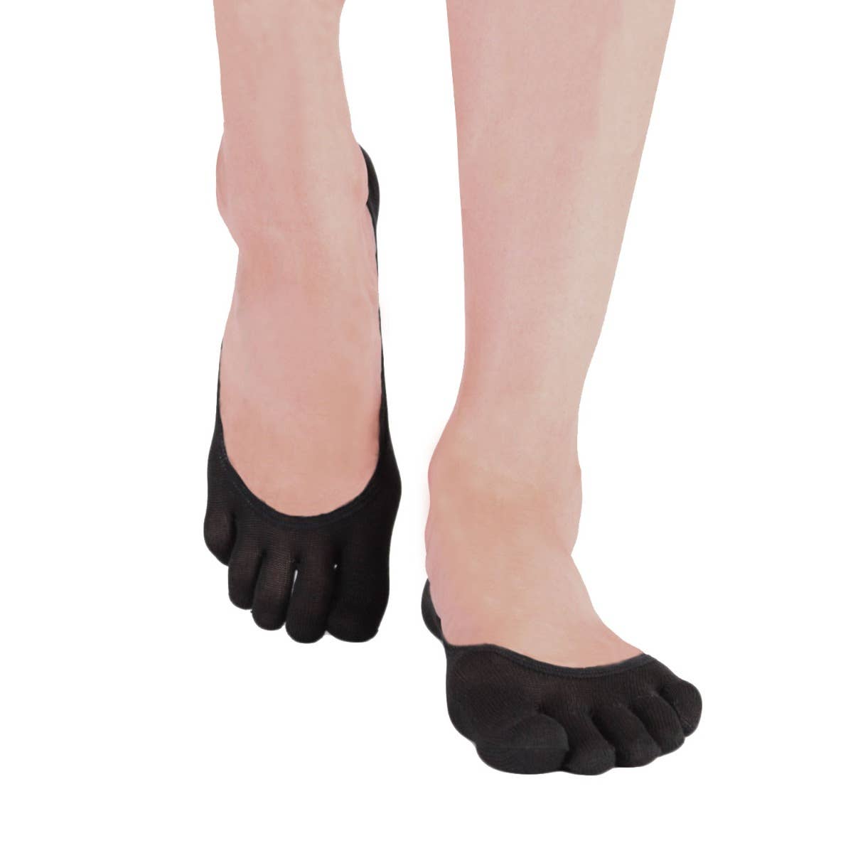TOETOE - pinkies barefoot de seda - black-TOETOE-Cacles Barefoot-Tienda de calzado barefoot respetuoso minimalista