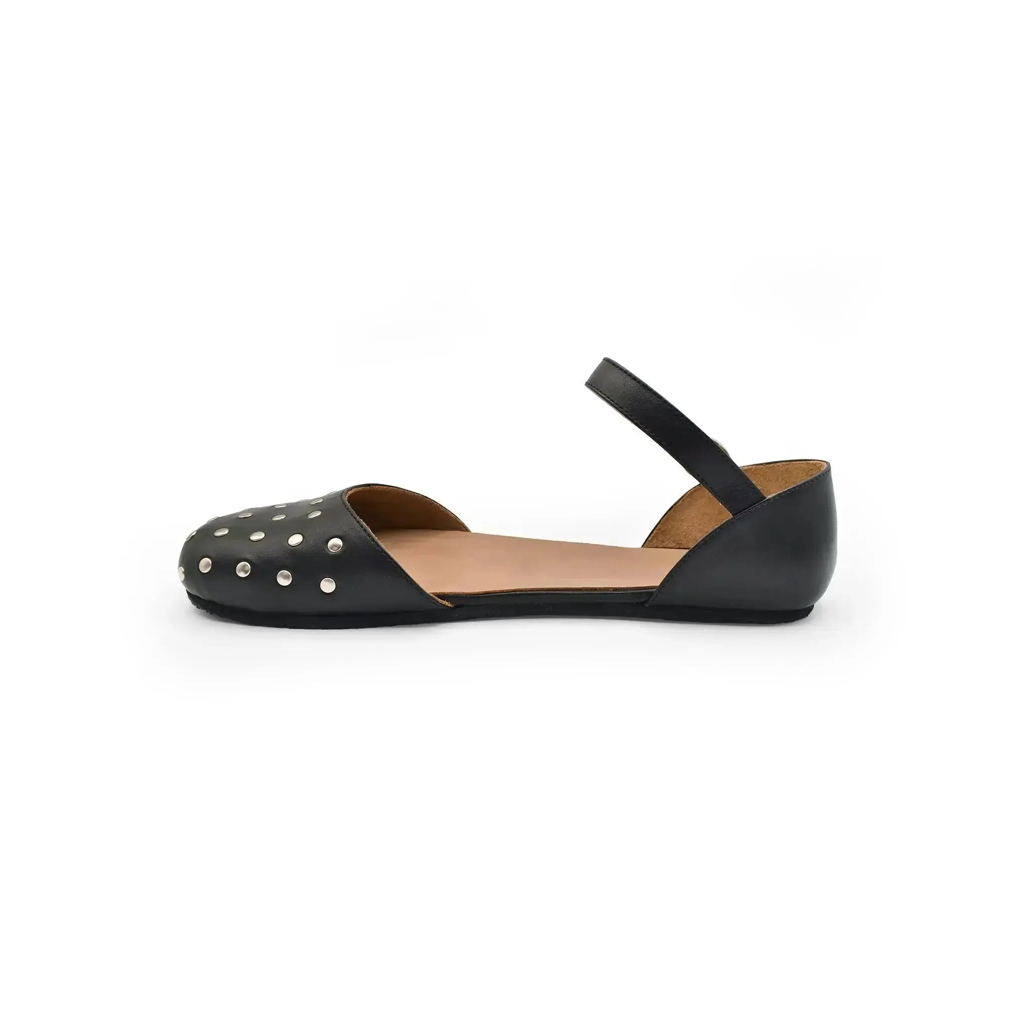 Cacles Barefoot - Tikal 2.0 Black Tacha - Bailarinas barefoot con tachas para mujer negras