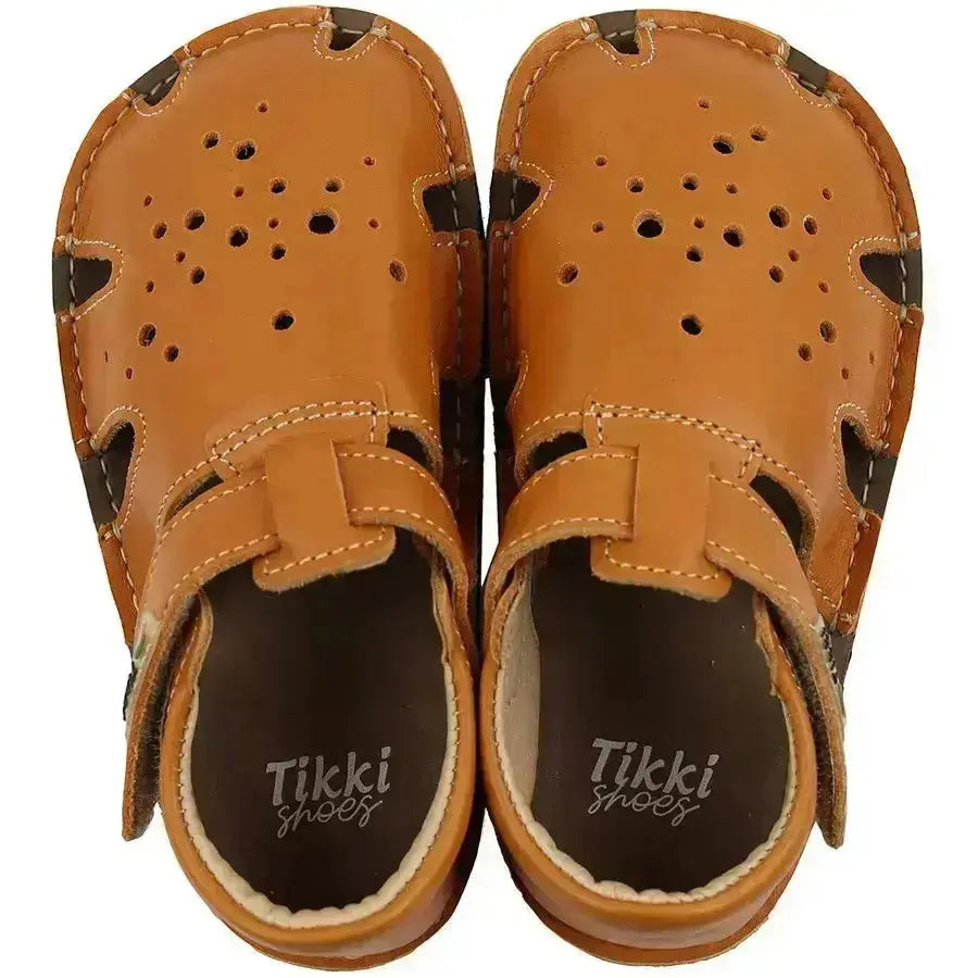 Tikki - Aranya Mustard - Sandalias Barefoot de Cuero