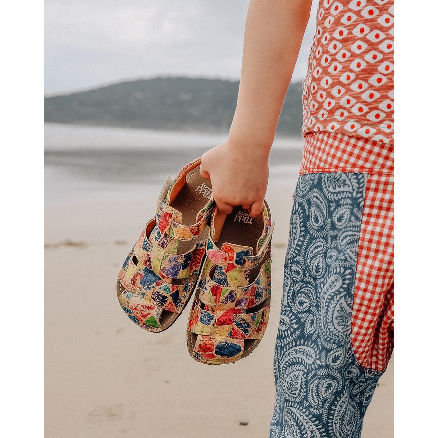 Tikki - Lasta Africa - Sandalias Barefoot de Corcho-Tikki-Cacles Barefoot-Tienda de calzado barefoot respetuoso minimalista