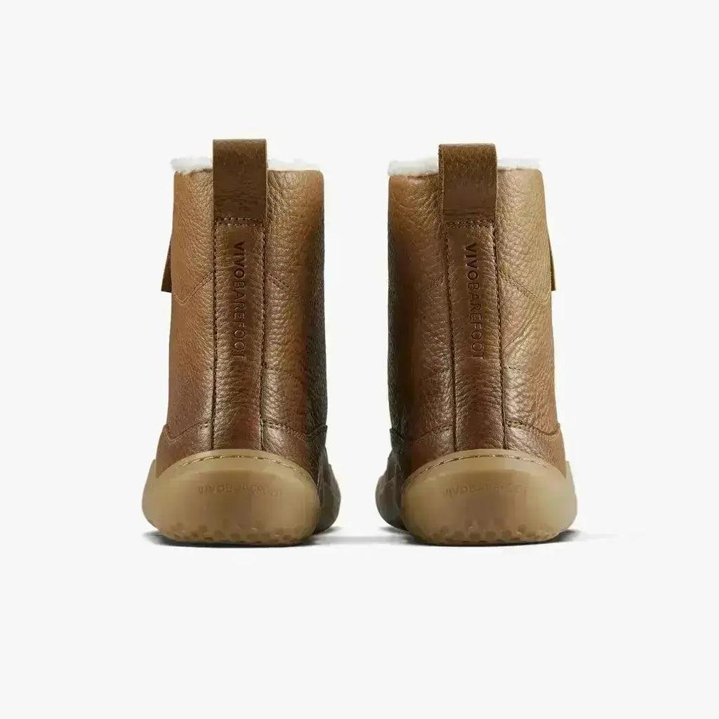 VIVOBAREFOOT - Gobi Boot Warmlined Light Tan - Botas Barefoot Invierno