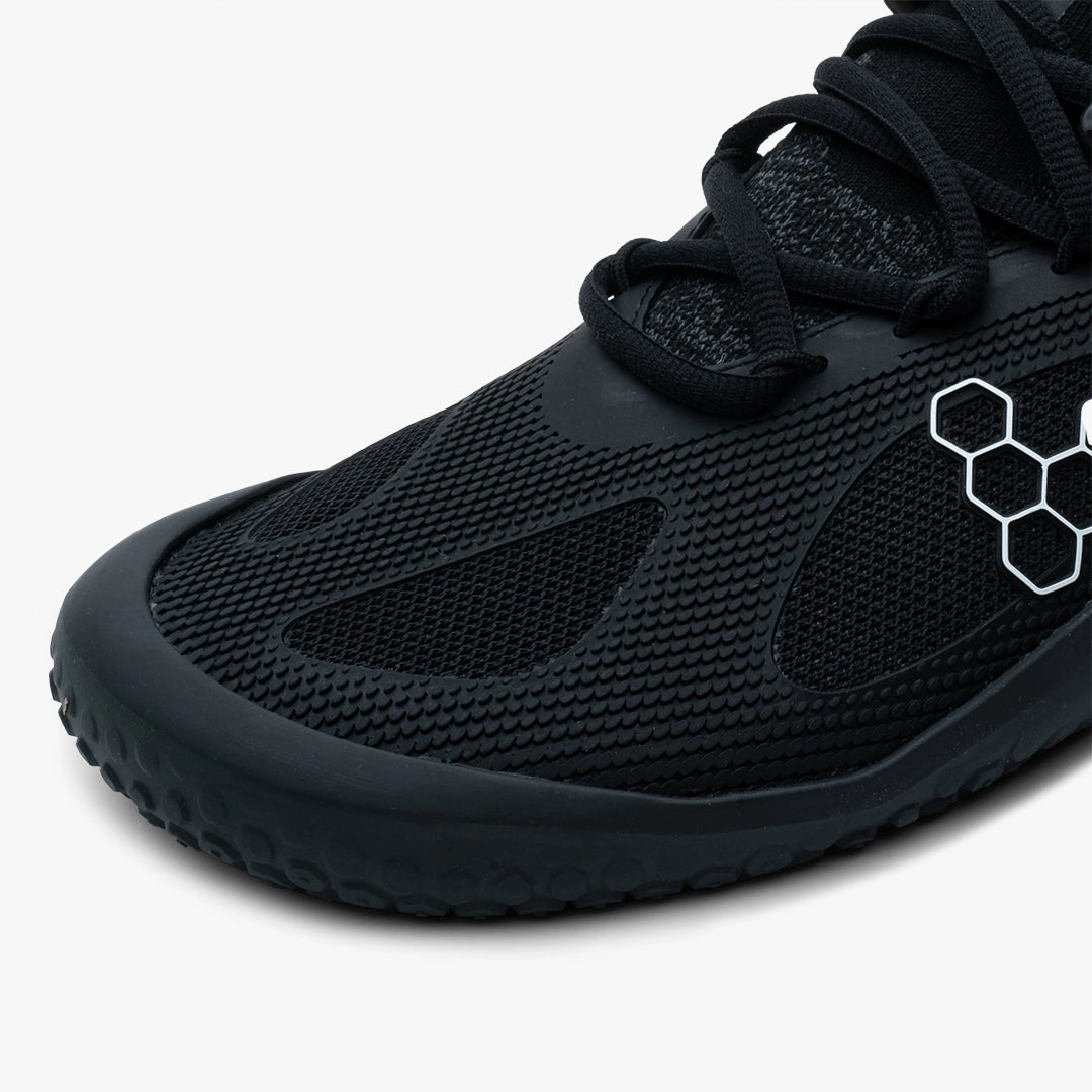 VIVOBAREFOOT - Motus Strength Obsidian/Grey - Deportivas minimalistas para entrenamiento de alto nivel / fuerza