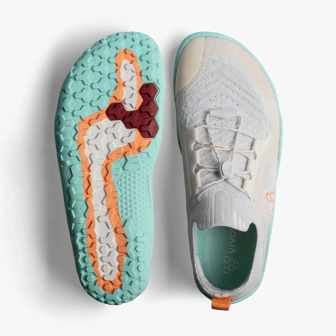 VIVOBAREFOOT - Primus Trail Knit FG Artic Wolf - Deportivas barefoot para Trail/entrenamiento/uso diario