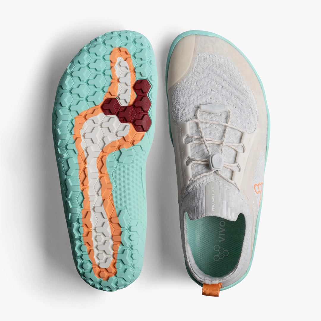 VIVOBAREFOOT - Primus Trail Knit FG Artic Wolf - Deportivas barefoot para Trail/entrenamiento/uso diario