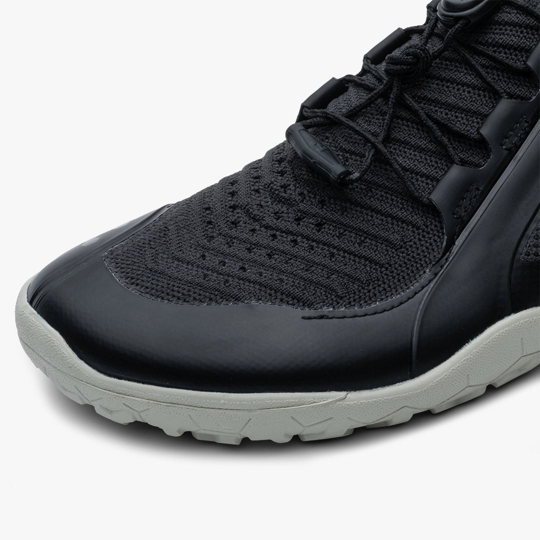 VIVOBAREFOOT - Primus Trail Knit FG Obsidian/Sandstone - Deportivas minimalistas para trail/entrenamiento/uso diario