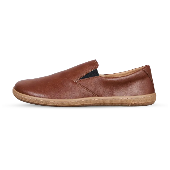 Vasky - Lerry Vegan Brown - Slip ons barefoot