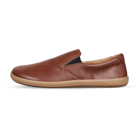Vasky - Lerry Vegan Brown - Slip ons barefoot