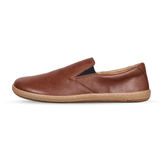 Vasky - Lerry Vegan Brown - Slip-ons barefoot