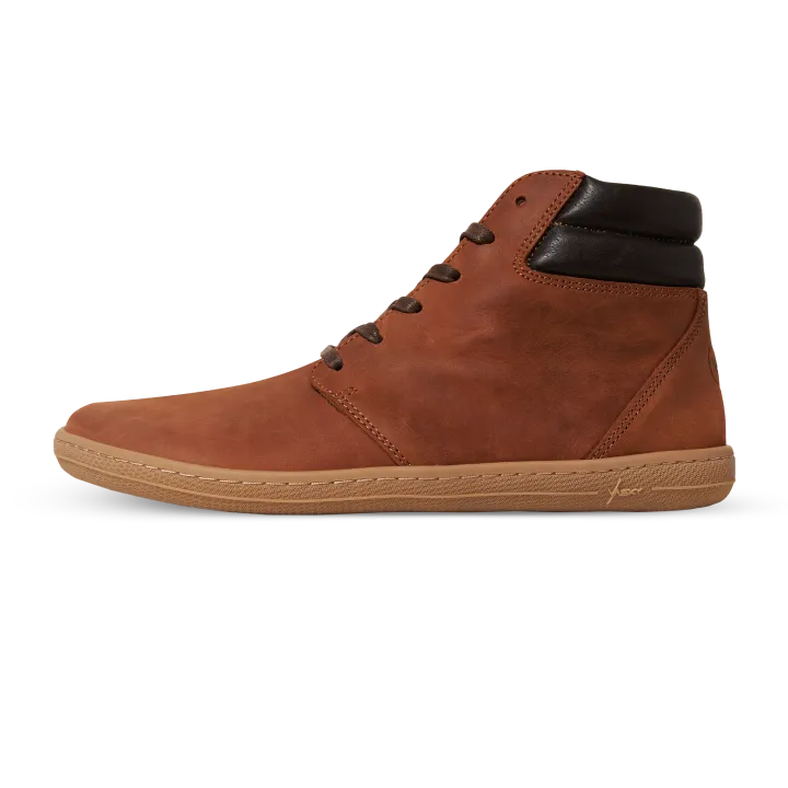 Vasky - Terry High Brown - Botines barefoot otoñales
